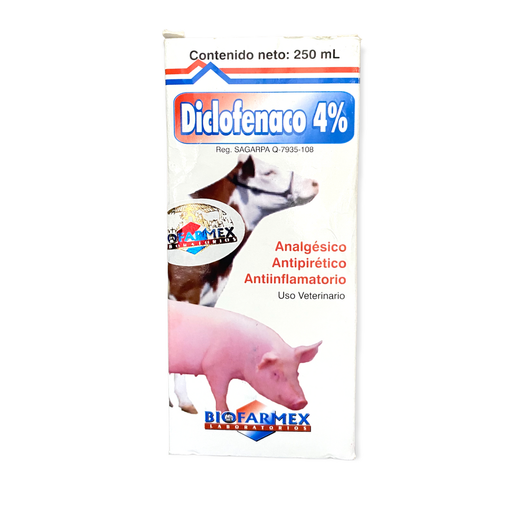 Diclofenaco 4% 250 Ml