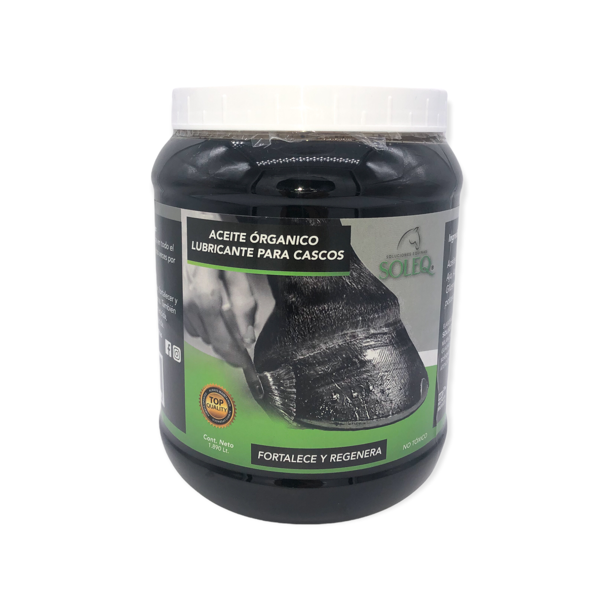 Aceite orgánico lubricante para cascos 1.890 Lt.
