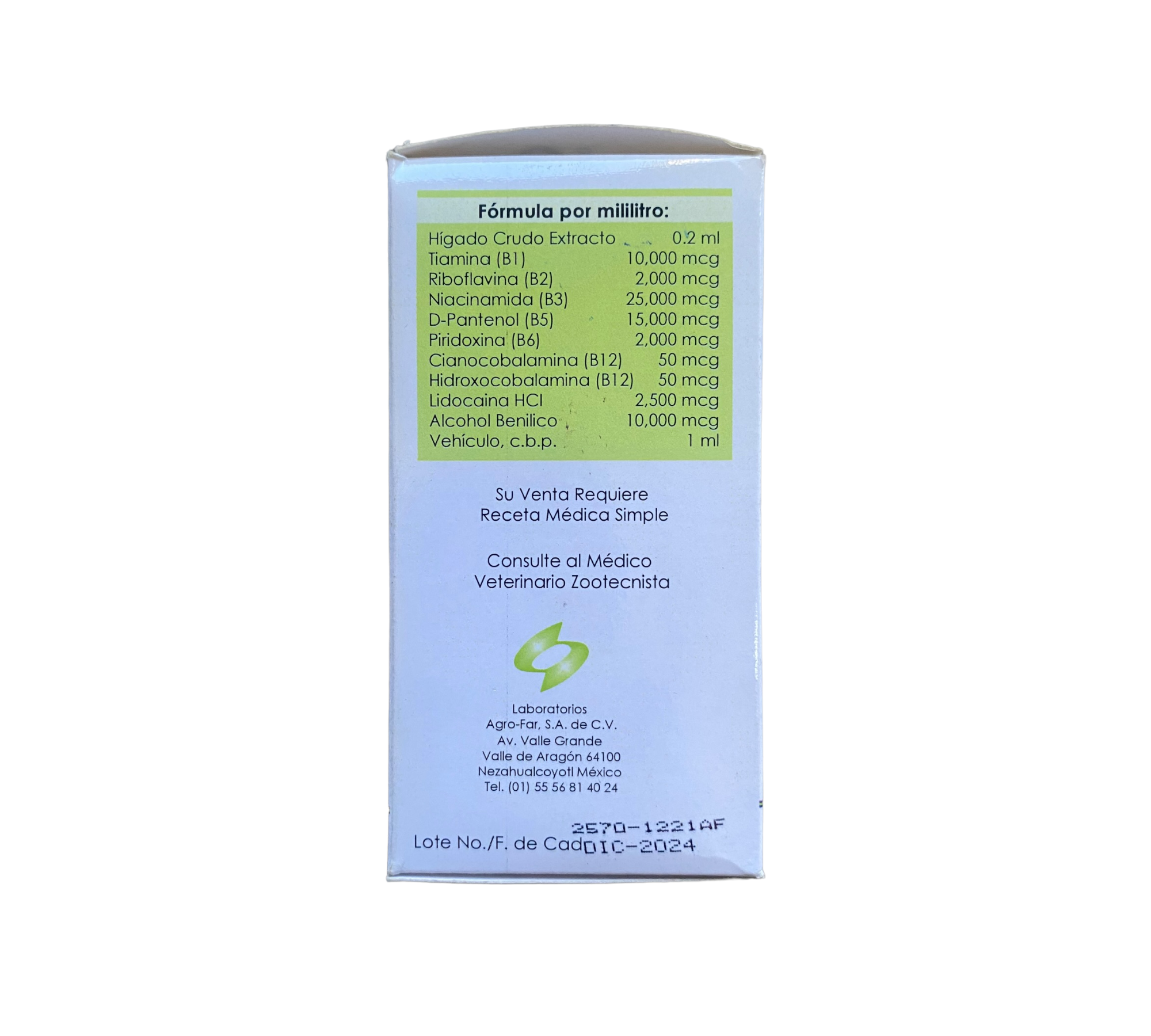 Complejo B Con Extracto De Higado 100 ML