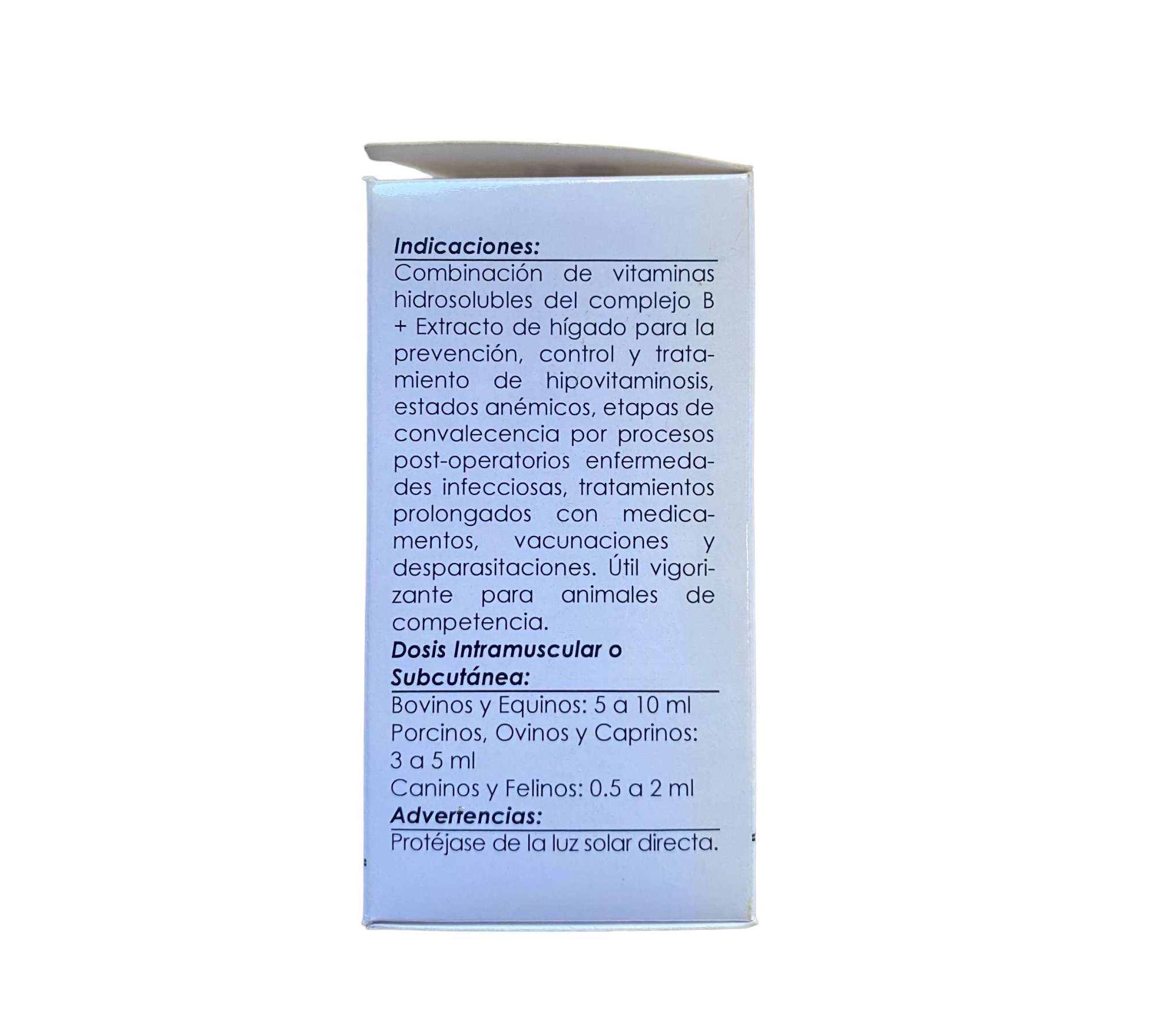 Complejo B Con Extracto De Higado 100 ML
